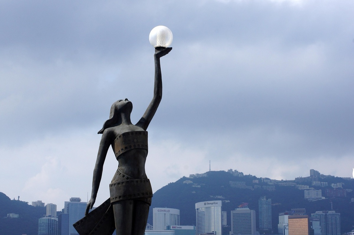 Hong Kong skyline with Victoria Harbour