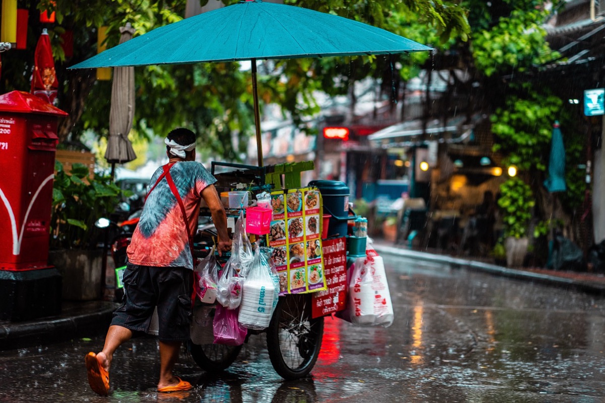 Hong Kong street food vendor